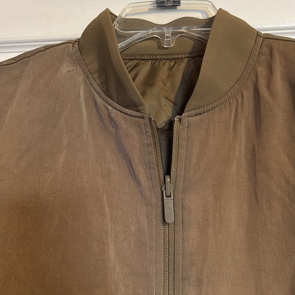 Lululemon Non-Stop Reversible Bomber women’s brown bomber jacket size 12 - Picture 3 of 16